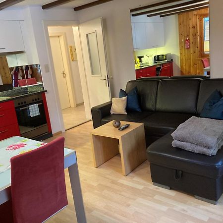 Haus Alpenperle Daire Saas-Almagell Oda fotoğraf