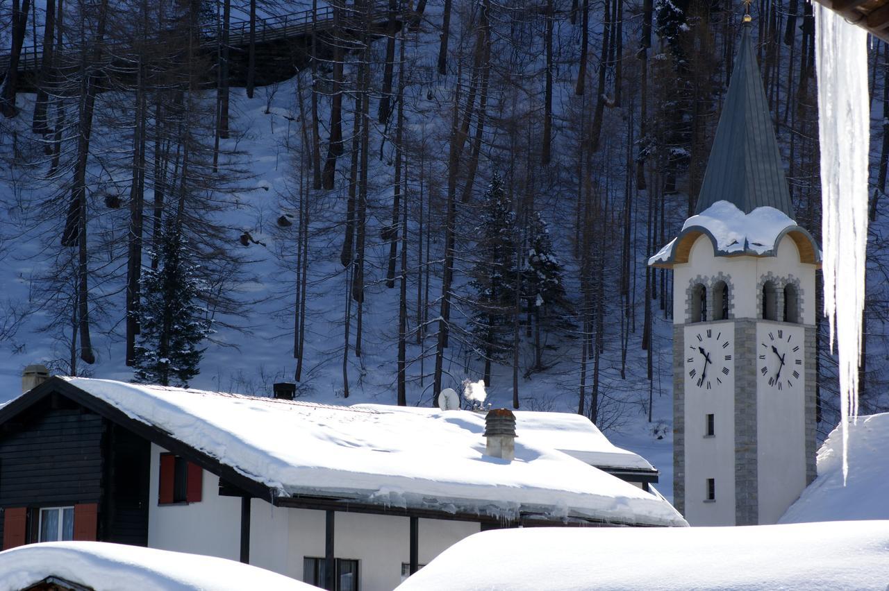 Haus Alpenperle Daire Saas-Almagell Dış mekan fotoğraf