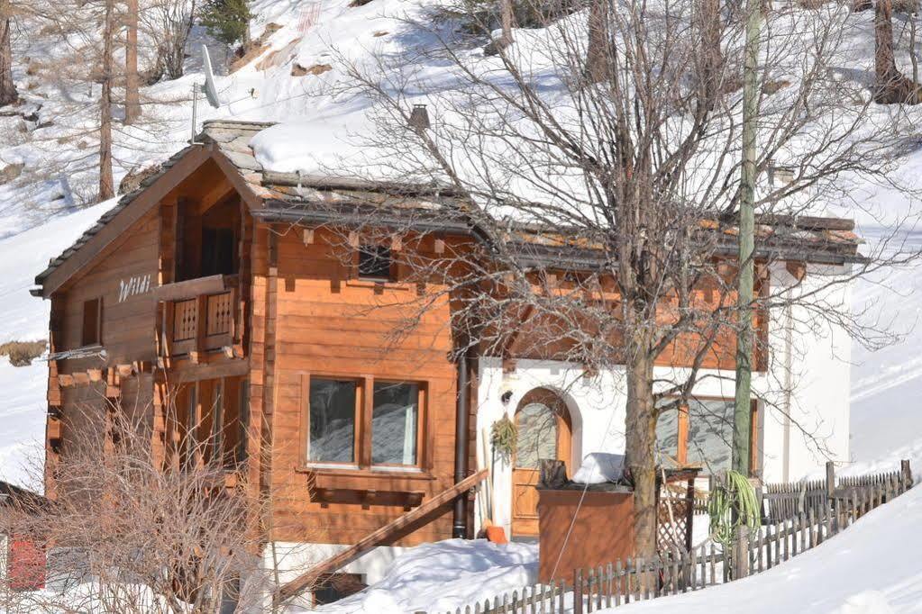 Haus Alpenperle Daire Saas-Almagell Dış mekan fotoğraf